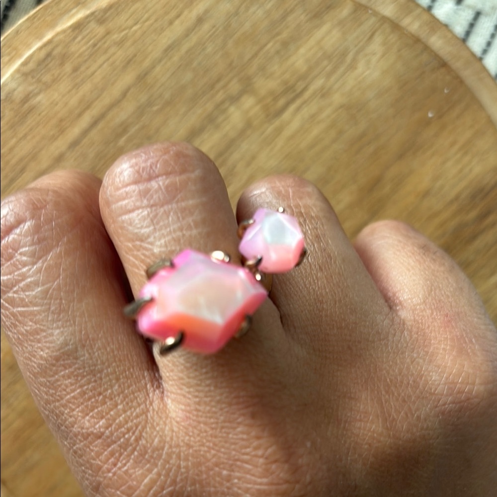 Kendra Scott Pink Opalescent Ring